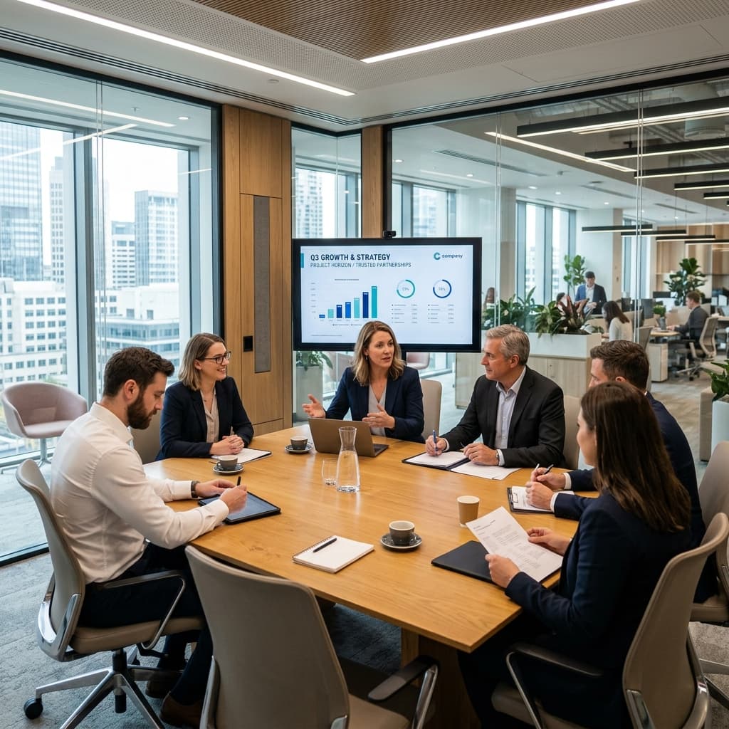 Modern corporate office