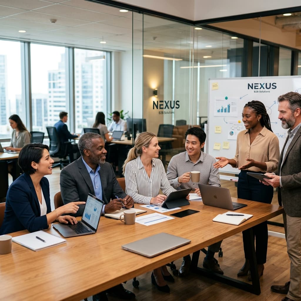 Professional corporate team